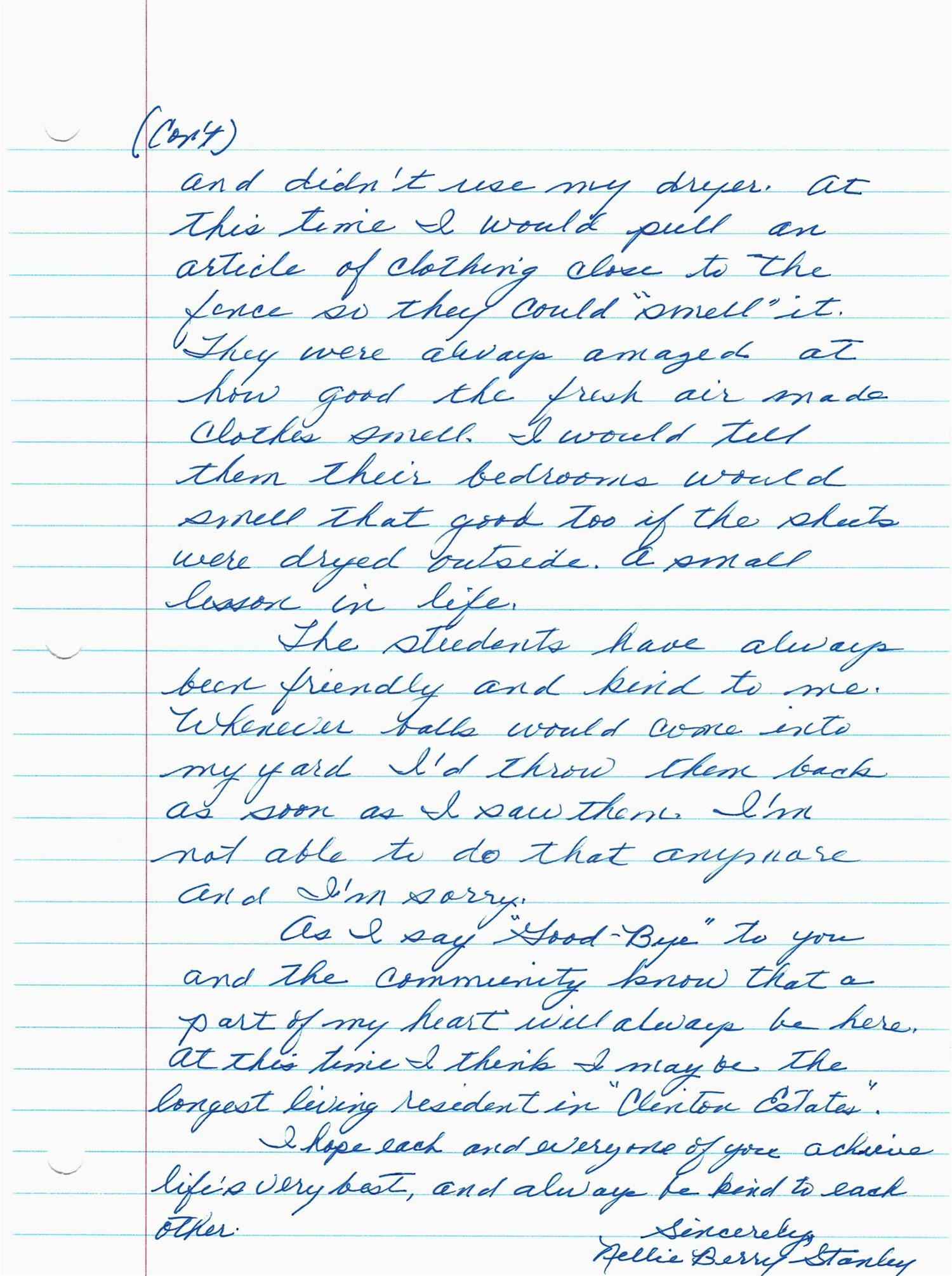 letter from neighbor page 2